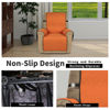 Picture of Easy-Going Recliner Chair Slipcover Reversible Sofa Cover Water Resistant Couch Cover Furniture Protector with Elastic Straps for Pets Dog (Recliner 22 inch, Orange/Black)