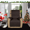 Picture of Easy-Going Recliner Sofa Slipcover Reversible Sofa Cover Water Resistant Couch Cover Furniture Protector with Elastic Straps for Pets Kids Children Dog Cat (Recliner, Chocolate/Ivory)
