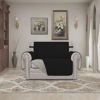 Picture of Easy-Going Oversized Chair Sofa Slipcover Reversible Sofa Cover Water Resistant Couch Cover Furniture Protector Cover with Elastic Straps for Pets Dog (Oversized Chair, Black/Beige)