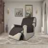 Picture of Easy-Going Recliner Chair Slipcover Reversible Sofa Cover Water Resistant Couch Cover Furniture Protector with Elastic Straps for Pets Dog (Recliner, Chocolate/Chocolate)