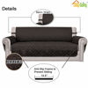 Picture of Easy-Going Sofa Slipcover Reversible Loveseat Sofa Cover Couch Cover for 2 Cushion Couch Furniture Protector with Elastic Straps for Pets Kids Dog Cat (Oversized Loveseat, Chocolate/Chocolate)