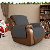 Picture of Easy-Going Oversized Recliner Cover Reversible Couch Cover Sofa Cover for Living Room Water Resistant Furniture Protector with Elastic Straps for Pets Dog (Oversized Recliner, Dark Gray/Beige)