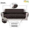 Picture of Easy-Going Oversized Chair Sofa Slipcover Reversible Sofa Cover Water Resistant Couch Cover Furniture Protector Cover with Elastic Straps for Pets Dog (Oversized Chair, Chocolate/Beige)
