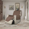 Picture of Easy-Going Recliner Chair Slipcover Reversible Sofa Cover Water Resistant Couch Cover Furniture Protector with Elastic Straps for Pets Dog (Recliner, Brown/Brown)