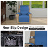 Picture of Easy-Going Recliner Chair Slipcover Reversible Sofa Cover Water Resistant Couch Cover Furniture Protector with Elastic Straps for Pets Dog (Recliner 22 inch, Blue/Ivory)