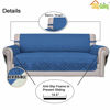 Picture of Easy-Going Reversible Oversized Couch Cover for 3 Cushion Couch Sofa Cover for Dogs Water Resistant Furniture Protector Cover with Foam Sticks for Pet Cat (Oversized Sofa, Blue/Ivory)