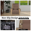 Picture of Easy-Going Recliner Chair Slipcover Reversible Sofa Cover Water Resistant Couch Cover Furniture Protector with Elastic Straps for Pets Dog (Recliner 22 inch, Brown/Brown)