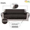Picture of Easy-Going Oversized Chair Sofa Slipcover Reversible Sofa Cover Water Resistant Couch Cover Furniture Protector Cover with Elastic Straps for Pets Dog (Oversized Chair, Chocolate/Chocolate)