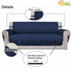 Picture of Easy-Going Sofa Slipcover Reversible Loveseat Sofa Cover Couch Cover for 2 Cushion Couch Furniture Protector with Elastic Straps for Pets Kids Dog Cat (Oversized Loveseat, Navy/Ivory)