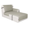 Picture of Easy-Going Reversible Chaise Lounge Couch Cover Water Resistant Sofa Cover Sectional L Shaped Sofa Slipcover with Adjustable Straps Furniture Protector for Dogs (115X34 in, Beige/Beige)