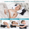 Picture of DONAMA Cervical Pillow for Neck and Shoulder,Contour Memory Foam Pillow,Ergonomic Neck Support Pillow for Side Back Stomach Sleepers with Pillowcase-King Size