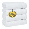 Picture of Cotton Paradise Hand Towels for Bathroom, 100% Cotton Turkish 4 Piece Hand Towel Set, Soft Absorbent Face Towels Clearance Set, White Hand Towels