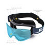 Picture of Juli Ski Goggle/Snow Snowboard Goggles for Men, Women & Youth - 100% UV Protection Anti-Fog Dual Lens(Black Frame+13% VLTBlue Len)
