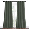 Picture of NICETOWN Dark Mallard Blackout Draperies Curtains - Pair of Grommet Top Thermal Insulated Blackout Decorative Curtains for Thanksgiving Day & Christmas Decor(55 inches Wide by 90 inches Long)