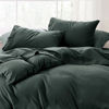 Picture of Bedsure Queen Sheet Set - 4 Pieces Soft Queen Size Sheets - Breathable & Cooling - Hotel Luxury - Easy Care Polyester Microfiber Bedding for Women, Men, Forest Green