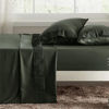 Picture of Bedsure Queen Sheet Set - 4 Pieces Soft Queen Size Sheets - Breathable & Cooling - Hotel Luxury - Easy Care Polyester Microfiber Bedding for Women, Men, Olive Green