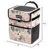 Picture of HOTOR Car Trash Can - Leak-Proof Car Organizer and Storage Bag for The Back/Front/Console of Any Cars,Sedans, SUVs & Trucks Easy-to-Install Car Accessory Interior, Flamingo Print