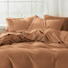 Picture of Bedsure Queen Sheet Set - 4 Pieces Soft Queen Size Sheets - Breathable & Cooling - Hotel Luxury - Easy Care Polyester Microfiber Bedding for Women, Men, Dusty Orange