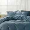 Picture of Bedsure Full Size Sheet Sets - Soft Sheets for Full Size Bed, 4 Pieces Hotel Luxury Mineral Blue Sheets Full, Easy Care Polyester Microfiber Cooling Bed Sheet Set