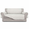 Picture of Easy-Going Reversible Loveseat Couch Cover for 2 Cushion Couch Sofa Cover for Dogs Water Resistant Furniture Protector with Foam Sticks Elastic Straps for Pet (Loveseat, Ivory/Ivory)