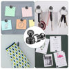 Picture of LOVIMAG Fridge Magnets for Office Accessories, 20 Pcs Black Refrigerator Magnets for Office Organization, Small and Strong Push Pin Magnets for Whiteboard, Office,Classroom,Kitchen,Locker etc