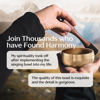 Picture of Tibetan Singing Bowl Set - Authentic Hand-Tuned Sound Bowl for Meditation - Complete Meditation Bowl Kit with Cushion, Mallet, Box & Guide - Perfect Tibetan Bell for Yoga, Relaxation, & Sound Healing
