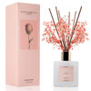 Picture of Cocorrína Premium Reed Diffuser Set with Preserved Baby's Breath & Cotton Stick Sandalwood Rose | 6.7oz Scent Fragrance Oil Diffuser for Bedroom Bathroom Home Décor