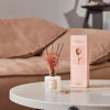 Picture of Cocorrína Premium Reed Diffuser Set with Preserved Baby's Breath & Cotton Stick Sandalwood Rose | 6.7oz Scent Fragrance Oil Diffuser for Bedroom Bathroom Home Décor