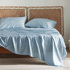Picture of Bedsure California King Sheet Set, Cooling Sheets, Rayon Derived from Bamboo, Breathable & Soft Deep Pocket Up to 16 Inches, Hotel Luxury Silky Bedding, Bedsheet & Pillowcases, Teal Blue
