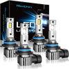 Picture of rimthin 9005/HB3 9006/HB4 Bulbs Combo, 6000K Cool White Fog Light Bulbs, Plug and Play, Pack of 4
