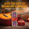 Picture of Guitar Strap for Acoustic Guitar Electric Guitar and Bass Guitar, Christmas Gift & Stocking Stuffer Adjustable Guitar Strap W/ FREE BONUS 2 Picks + Strap Locks + Strap Button. Gift for Guitar players
