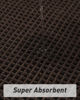 Picture of AMOAMI Upgraded Waffle Bath Mat, Super Absorbent Non Slip Bath Mats for Bathroom Floor, Machine Washable Bathroom Rugs with Tassels, Rubber Backed Bathroom Mats, Ultra Soft, 20" x 32", Chocolate