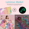 Picture of Joiedomi Glow in The Dark Blanket - Unicorns Gifts for Girls Age 2 3 4 5 6 7 8 9 10 11 12 Year Old - Soft Cozy Flannel Kids Throw Blanket - Birthday Bedroom Decor 50"×60"