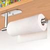 Picture of VAEHOLD Self Adhesive Paper Towel Holder Under Cabinet Mount, Wall Mounted Paper Towel Roll Holder for Kitchen, Bathroom, Wall - SUS304 Stainless Steel (Bright Surface)