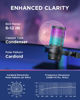 Picture of InnoGear USB Gaming Microphone Set, Noise Cancellation Condenser Mic with Boom Arm RGB Mute Headphones Jack for Streaming Podcasting Recording Vocal PC Computer YouTube Discord PS4 PS5, Black