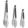 Picture of Tongs For Cooking - Heat Resistant 600 Degrees Stainless Steel Kitchen Tong,Heavy Duty Metal Locking Tongs - Perfect for Food,Salad and BBQ set of 3 (7",9" and 12") Dishwasher