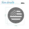 Picture of AUCELI 4 Pack Car Cup Holder Coasters, American Flag US Flag Insert Car Cup Coaster, 2.75 Inch Anti Slip Shockproof Embedded Drink Mat, Universal Vehicle Interior Decor Accessories