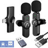 Picture of Aisizon Wireless Lavalier Microphone for iPhone15, Wireless Clip Mic, Wireless Clip on Microphone A3d, for iPhone, iPad, Computer, Zoom Meeting, Video Recording, tiktok