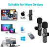 Picture of Aisizon Wireless Lavalier Microphone for iPhone15, Wireless Clip Mic, Wireless Clip on Microphone A3d, for iPhone, iPad, Computer, Zoom Meeting, Video Recording, tiktok