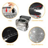 Picture of Accmor Bling Car Trash Can with 30pcs Garbage Bags, Vehicle Trash Bin with Lid Auto Dustbin Organizer Garbage Storage, Sparkling Crystal Mini Trash Container Holder