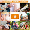 Picture of 276Pcs First-Aid Kit Emergency-Kit Home-Car - First Aid Kits for Business Travel Essentials First Aid Bag Emergency Necessities for Boat Hiking Skating, Orange YIDERBO