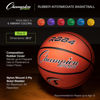 Picture of Champion Sports Rubber Intermediate Basketball, Heavy Duty - Pro-Style Basketballs, and Sizes - Premium Basketball Equipment, Indoor Outdoor - Sports Education Supplies (Size 6, Blue)