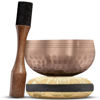 Picture of Tibetan Singing Bowl Set - Authentic Hand-Tuned Sound Bowl for Meditation - Complete Meditation Bowl Kit with Cushion, Mallet & Guide - Perfect Tibetan Bell for Yoga, Relaxation, & Sound Healing