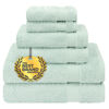 Picture of Cotton Paradise 6 Piece Towel Set, 100% Cotton Soft Absorbent Turkish Towels for Bathroom, 2 Bath Towels 2 Hand Towels 2 Washcloths, Mint Towel Set