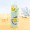 Picture of Zak Designs SpongeBob SquarePants Sage Kids Water Bottle For School or Travel, 19oz Stainless Steel Water Bottle With Straw, Handle, and Leak-Proof, Pop-Up Spout Cover (SpongeBob and Patrick)