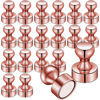 Picture of LOVIMAG 20 PCS Refrigerator Magnets, Rose Gold Fridge Magnets Strong Magnets for Whiteboard, Small Neodymium Magnets Ideal for Push Pin Magnets, Office Magnets, Classroom Magnets, Map Magnets
