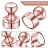 Picture of LOVIMAG 20 PCS Refrigerator Magnets, Rose Gold Fridge Magnets Strong Magnets for Whiteboard, Small Neodymium Magnets Ideal for Push Pin Magnets, Office Magnets, Classroom Magnets, Map Magnets