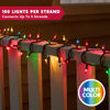 Picture of Joiedomi Christmas Lights Outdoor,42.6FT Multicolor Christmas Tree Lights Outside,200(2x100) String Lights,Green Wire Xmas Lights for Decorations Indoor Holiday Theme Party Yard House