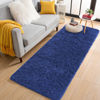 Picture of OLANLY 2x6 Machine Washable Runner Rugs for Hallway, Soft Fluffy Shaggy Bedside Rugs for Bedroom, Living Room, Indoor Floor Carpet for Kids Girls Boys, Nursery Rooms, Home Decor Aesthetic, Navy Blue