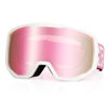 Picture of EXP VISION Ski Goggles Snowboard for Men Women, OTG Anti Fog UV Protection Snow Goggles (Pink Frame Pink)